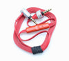 Audio cable for sony MDR-X10 MDR-X920 headphones with Mic control remote Red