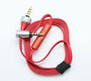 Audio cable for sony MDR-X10 MDR-X920 headphones with Mic control remote Red