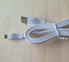 For UE/BOOM Bluetooth Speaker PC/DC charge Micro USB Cable 4 feet white Flat