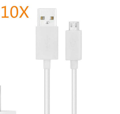 Lot of 10PCS New 3.3Ft White Micro USB Charge Cable SKN6458A For Motorola phones