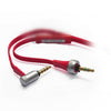 RED AUX Audio Remote Mic Volume Control Cable For Sony MDR-X10 XB920 Headphones