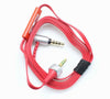 RED AUX Audio Remote Mic Volume Control Cable For Sony MDR-X10 XB920 Headphones