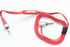 RED AUX Audio Remote Mic Volume Control Cable For Sony MDR-X10 XB920 Headphones