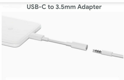 DAC USB-C Type C Digital to 3.5 mm Jack adapter For Pixel 2 3 XL & Slate