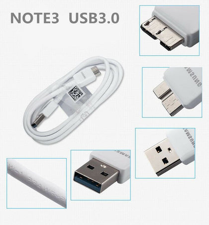 5Ft 1.5m USB 3.0 USB3.0 data charger sync cable cord For Galaxy Note3 S5