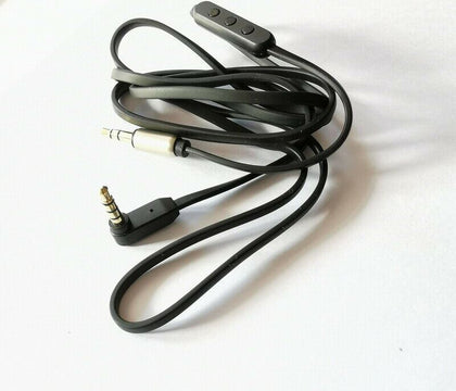 4ft Audio Cable Remote & Mic For Cleer Pure DU High-Definition BT Headphones