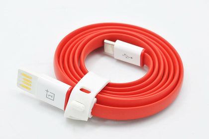 Original 1m USB to Type-C 3.1 Flat Fast Sync Charger Cable For OnePlus 2 3 3T