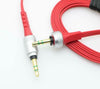 RED 3.5mm Audio AUX Cable WIRE For Sony MDR-X10 XB920 XB910 Headphone Headset