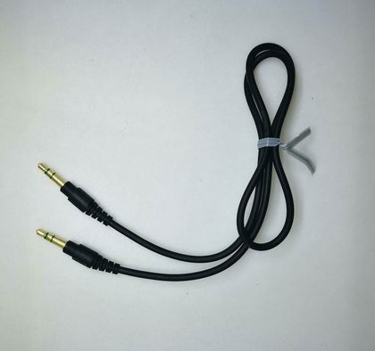 3.5mm Male to Male Gold Jack Audio in Car Aux Short Cable For Sony Headphones