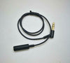 Gold-plated Short Male to Female 3.5mm Audio Stereo Aux Extension Cable Cord