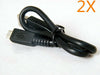 2X 0.3m 1Ft Data Cable Micro USB For Blackberry Z10 Q10  Universal POWER BANK