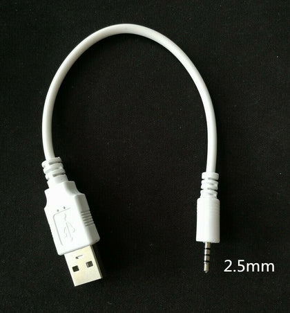 2.5mm Jack USB Short Charger Cable Cord for Harman Kardon Harkar BT Headphone