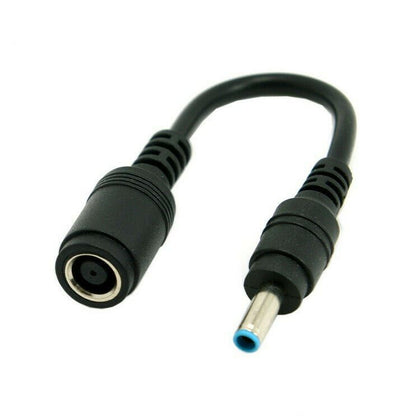 DC Power 4.5 x 3.0mm Male to 7.4x 5.0mm Female Jack Adapter Cable For HP Laptop