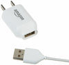 White AC Power Adapter Home Travel Wall Charger + USB cable For Amazon Kindle