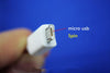 White Micro USB data charger cable Cord  SKN6458A for MOTO android phone tablets