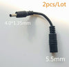 2pcs 5.5mm*2.1mm to 4.0mm*1.35mm Converter Cable for ASUS AC Adapter Charger