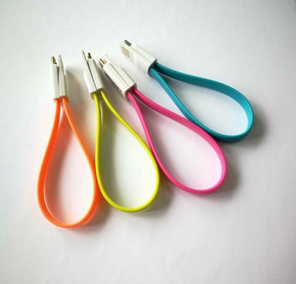 Magnet Flat Short Micro USB Data Charger 3A Cable For Android Phone PowerBank