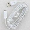 White 1.8 0.35 1.2M Micro USB Data Sync fast Charger 20AWG Cable for LG G2 G3 G4