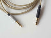 Silver plated Replacement Audio aux upgrade Cable For SONY MDR-1A headphones