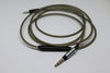 Silver Cable with Remote & Mic for Sennheiser Momentum Over On-Ear Headphones