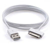 1M 30-Pin To USB Charge Sync Cable Charger for Apple iPhone 3G 4 4s ipad 1 ipod