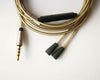 Upgrade Silver Audio Cable For Sennheiser IE80 IE8 IE8I With remote microphone