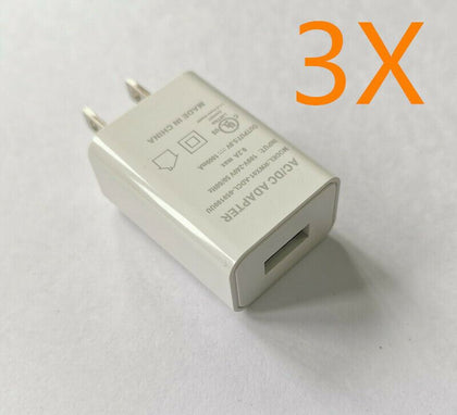 Slim White 5V 1A Wall charger adapter For iphone android cellphone MP4 UL