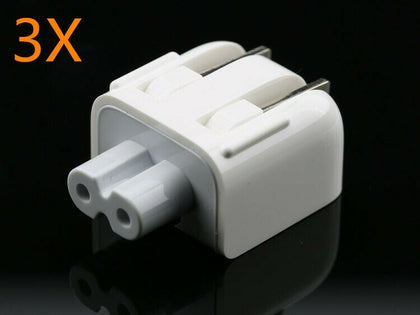 3X US PLUG Duckhead wall plug for Apple MacBook iPad 2 3 iPhone charger 10W 12W