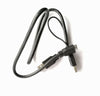 2FT Dual USB 3.0 A Male to Micro B Y Black Power Data Cable Mobile Hard Disk