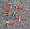 100x Copper + gold plating Plated Current Pogo Pin Probe Spring Loaded SMT 2-9mm