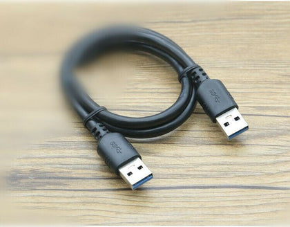 USB 3.0 Male to Male Cable Cord Super Speed 5Gbps for Data Transfer Hard Drive