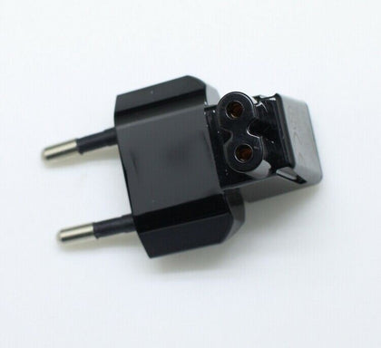 2 Pin Right Angle AC power Plug adapter to Female Connector IEC 320 C7-EU Europe