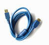 Premium 6FT SuperSpeed  USB 3.0 A Male to Female Extension Cable Cord Blue