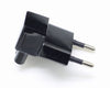 CEE7/16 2-pin EU plug to IEC C7 figure 8 2 Prong Right Angle Power Plug Adapter