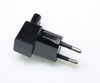 CEE7/16 2-pin EU plug to IEC C7 figure 8 2 Prong Right Angle Power Plug Adapter