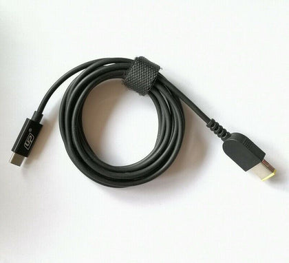 20V TYPE C USB-C to Lenovo Laptops Square Connector PD to DC Cable Cord