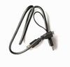 2ft Dual USB 3.0 A Male to Micro B Y Black Power Data Cable For Mobile Hard Disk