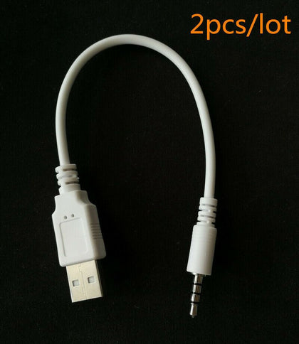 2pcs USB  Charger Cable 2.5mm Adapter For JBL Synchros E40BT E50BT Headphones