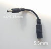 2X DC 5.5mm x 2.1mm Female to 4.0mm x 1.35mm Male Converter cord cable For ASUS