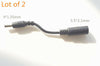 2X DC 5.5mm x 2.1mm Female to 4.0mm x 1.35mm Male Converter cord cable For ASUS