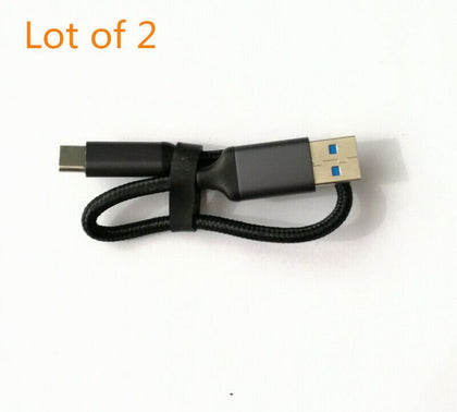 20cm USB Type C Cable, 3.0 Fast Charger for Samsung Galaxy S9 10 Note 9 S8 Plus