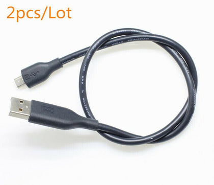 2pcs 50cm/0.5m WD Micro USB data cable Cord For WD Western Digital Essential HDD