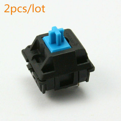 2pcs Replacement MX Series Key Switch Blue Axis For Cherry Mechanical Keyboard