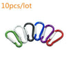 10X Aluminum Snap Hook Carabiner Gourd shape Key Chain Clip Hiking Camp 45mm