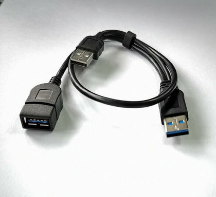 45cm 1.5FT USB 3.0 SuperSpeed Male A to Female A Extension Cable