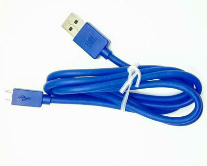 Blue 1m Micro USB Data Sync Charger Cord Cable 22awg For JBL Pulse Speaker