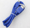 Blue 1m Micro USB Data Sync Charger Cord Cable 22awg For JBL Pulse Speaker