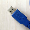 Premium 1.8m 6FT  USB 3.0 A Male to Female Extension Cable Cord Blue 5Gbps