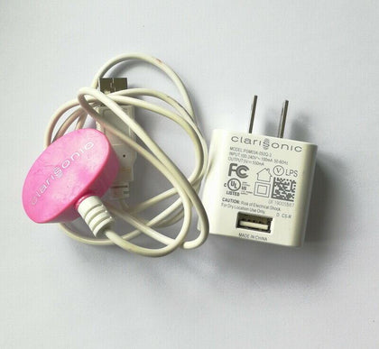 AC Power Charger Adapter For Clarisonic Mia 3 Aria 4 SMART Profile Pedi Pink