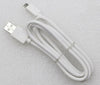 White 1m Micro USB Data Sync Charger Cord Cable 22awg For JBL Pulse Speaker